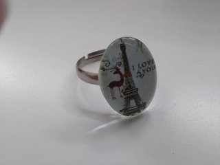 Anillo Torre Eiffel Ajustable⁷
