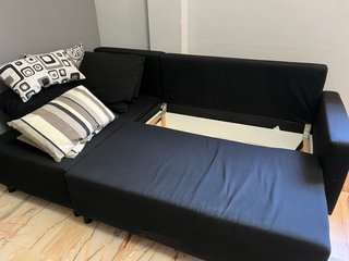 Sofá Cama Ikea Negro