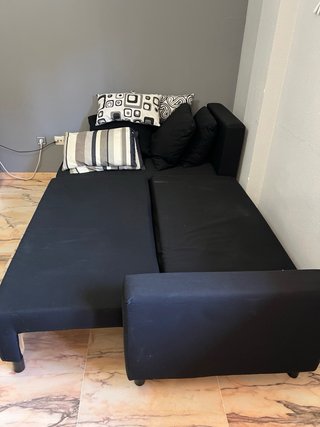Sofá Cama Ikea Negro
