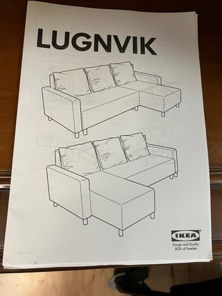 Sofá Cama Ikea Negro