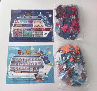 Puzzle Janod Barco Crucero 2 Puzzles