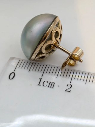 Pendientes Oro 18k Perla