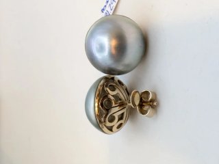 Pendientes Oro 18k Perla