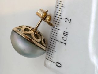 Pendientes Oro 18k Perla