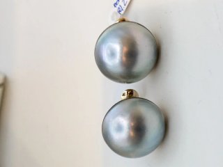 Pendientes Oro 18k Perla