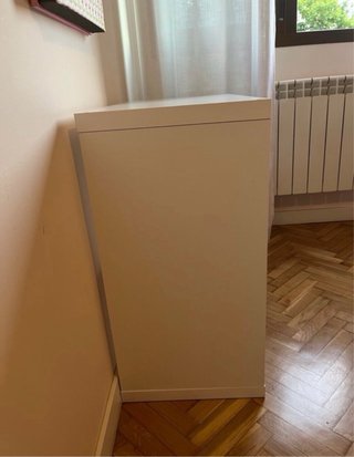 Estantería Kallax blanca IKEA + 2 cajas