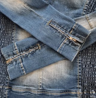 Giacca jeans FARFALLINA donna taglia S