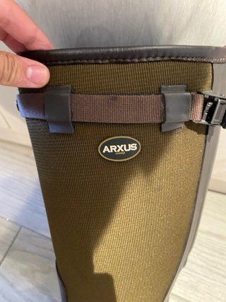 Botas de agua Arxus Primo Country Zip Marrón/Oliva
