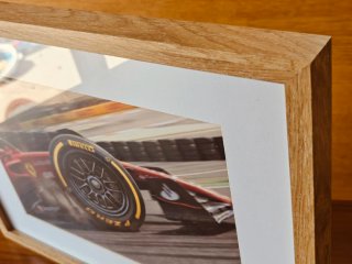 Quadro F1 Formula 1 Fan Art - Stampa e Cornice