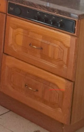 Mueble cocina cajones bajo encimera