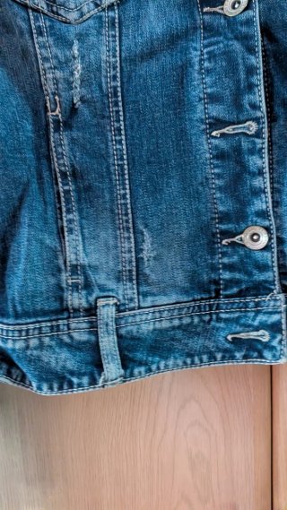 Chaqueta vaquera Stradivarius azul