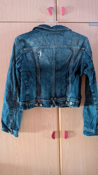Chaqueta vaquera Stradivarius azul