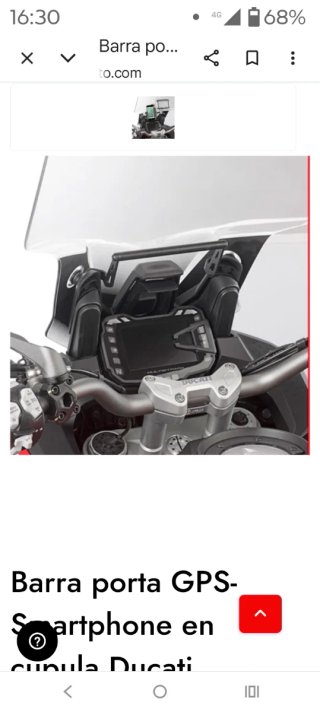 Soporte GPS GIVI Ducati Multistrada V2S