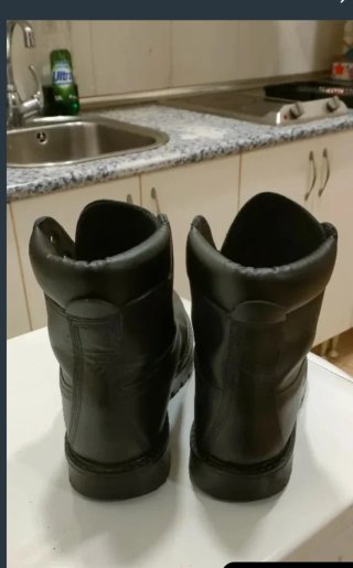 Botas de piel negras Talla 40