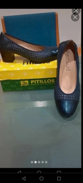 Zapatos Pitillos Piel Talla 38 Nuevos