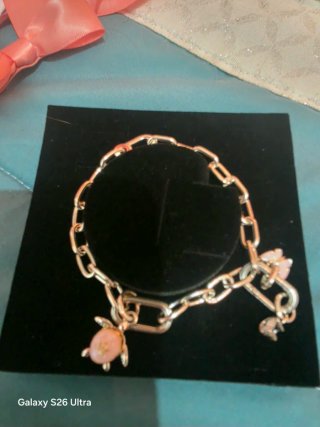 Pulsera Pandora Tortuga Plata