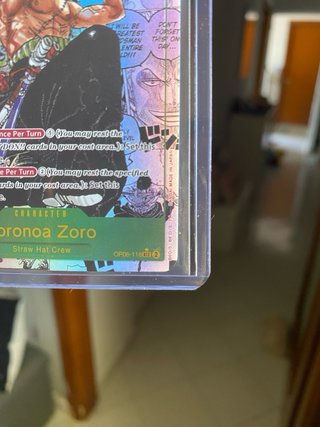 Roronoa Zoro OP06-118 carta decorativa