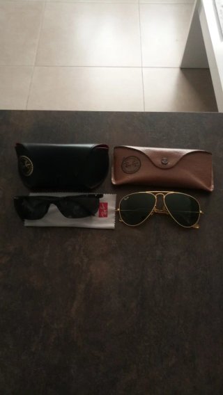 Gafas de sol Ray-Ban Aviator doradas