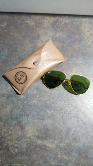 Gafas de sol Ray-Ban Aviator doradas
