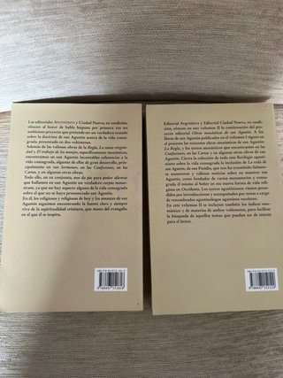 Obras y textos monásticos: los dos tomos