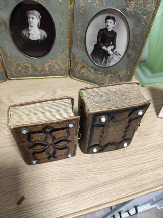 Lote de 2 Álbumes de Fotos Victorianos (S. XIX)