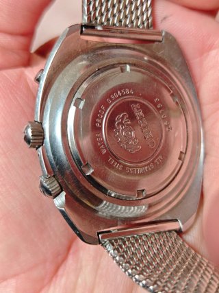 Reloj Orient Diver Plata y Negro