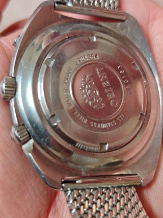 Reloj Orient Diver Plata y Negro