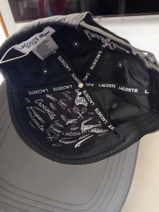 Gorra Lacoste Talla M Gris