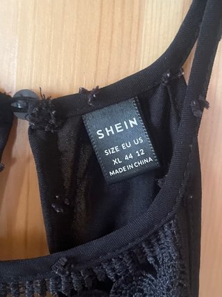 Top tirantes SHEIN negro M/38/10