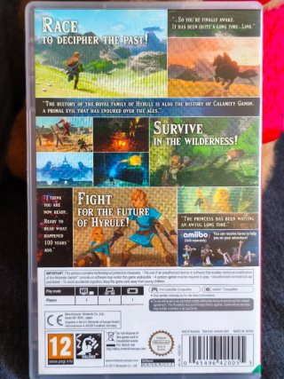 Zelda Breath of the Wild Nintendo Switch botw