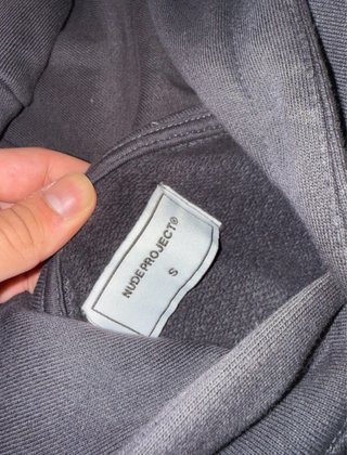 Sudadera Nude Project Negra/Gris