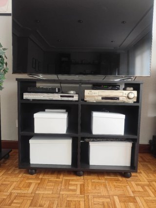 Mueble TV negro