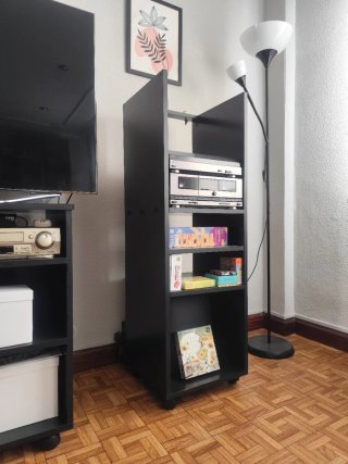 Mueble TV negro