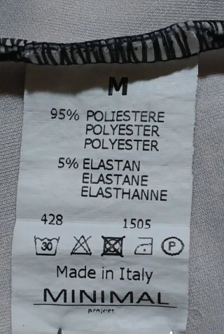 Canotta MNML Haute Couture Tg M Made Italy
