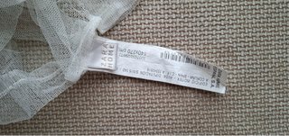Cortina Zara Home Blanca. NUEVA. Sin estrenar.