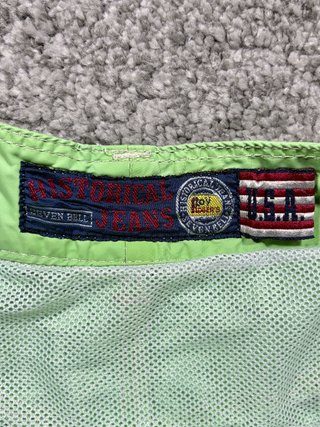 Roy Rogers bañador verde lima vintage M