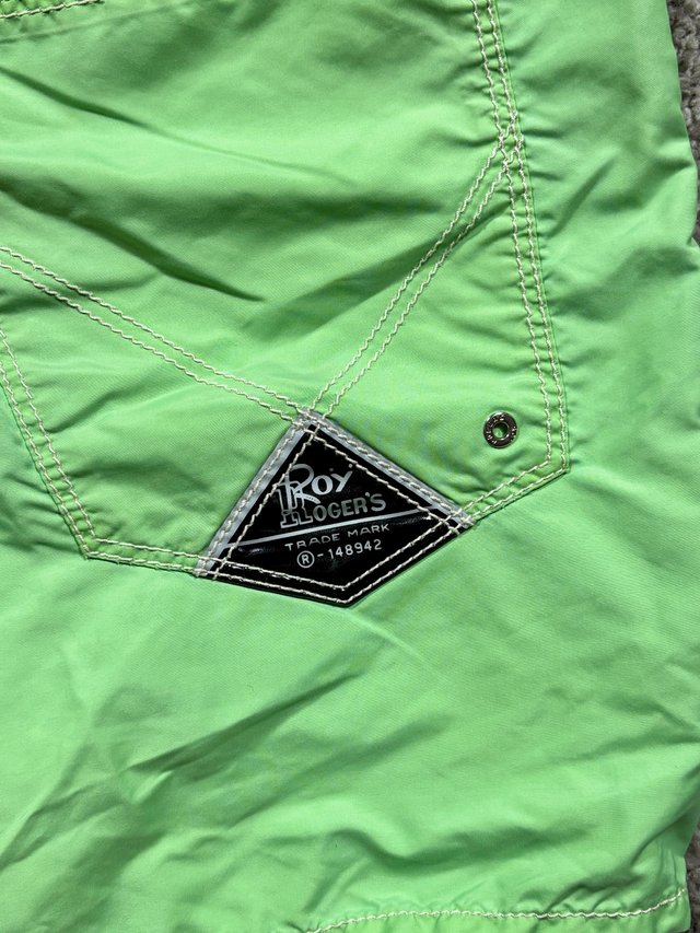 Roy Rogers bañador verde lima vintage M