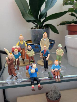 Lote de figuras Tintín