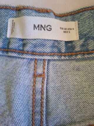 Mango Vaqueros Cortos Mujer T.38