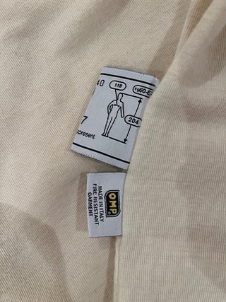 Pack Ropa Interior OMP Beige homologación FIA