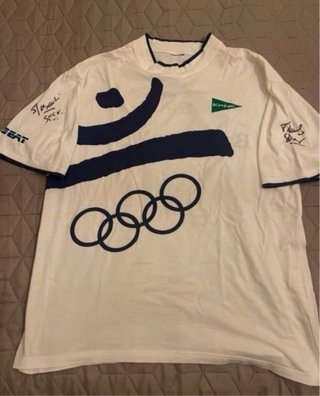 Camiseta firmada juegos olimpicos