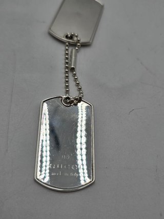 Ciondolo Gucci Doppia Medaglietta Argento