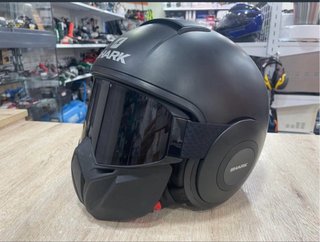 Casco Moto Shark Negro Mate talla M
