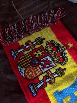 Bufanda Irak vs España 4 Junio 2026