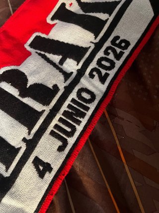 Bufanda Irak vs España 4 Junio 2026