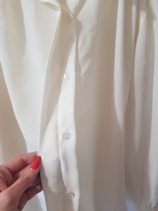 Camicia vintage anni 80 avorio / 80s cream shirt