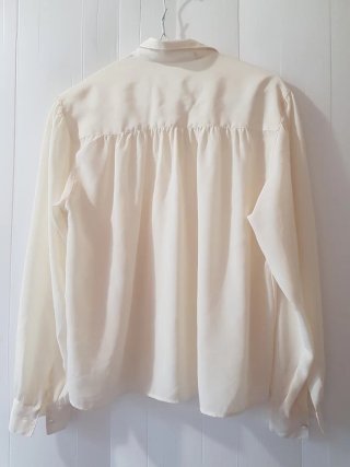 Camicia vintage anni 80 avorio / 80s cream shirt