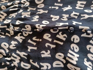 Vestido Mango estampado letras