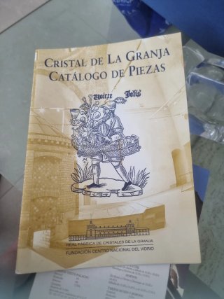 Jarra Cristal Oro Real Fábrica Cristales Granja
