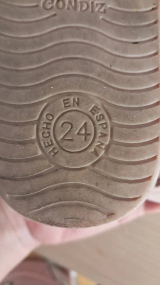 Sandalias barefoot niña talla 24